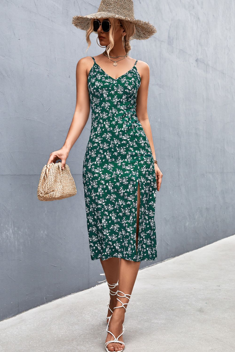 Floral Spaghetti Dress