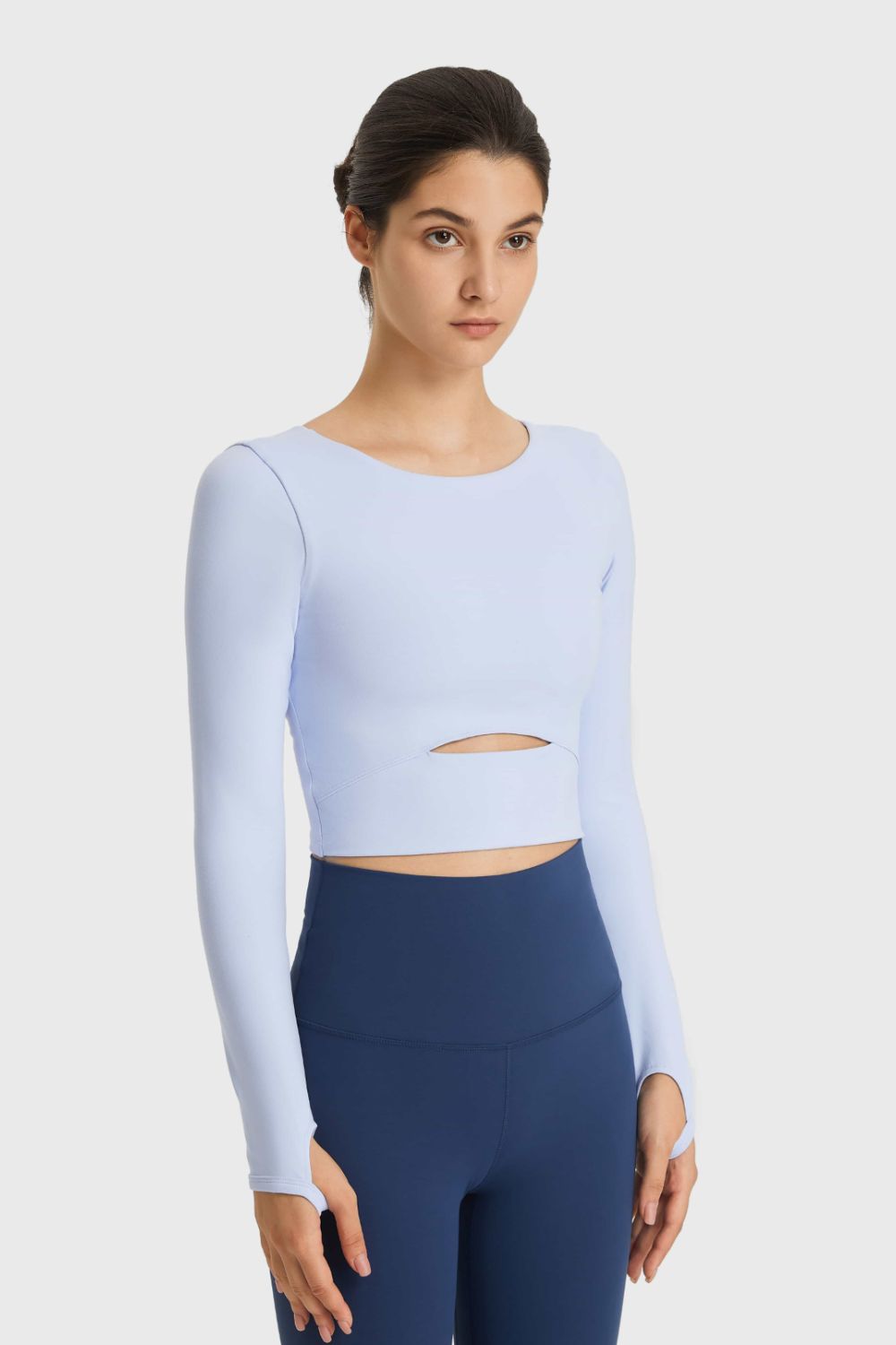 Cropped Long Sleeve | Yoga Top