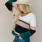 Candy Striped Knit Sweater
