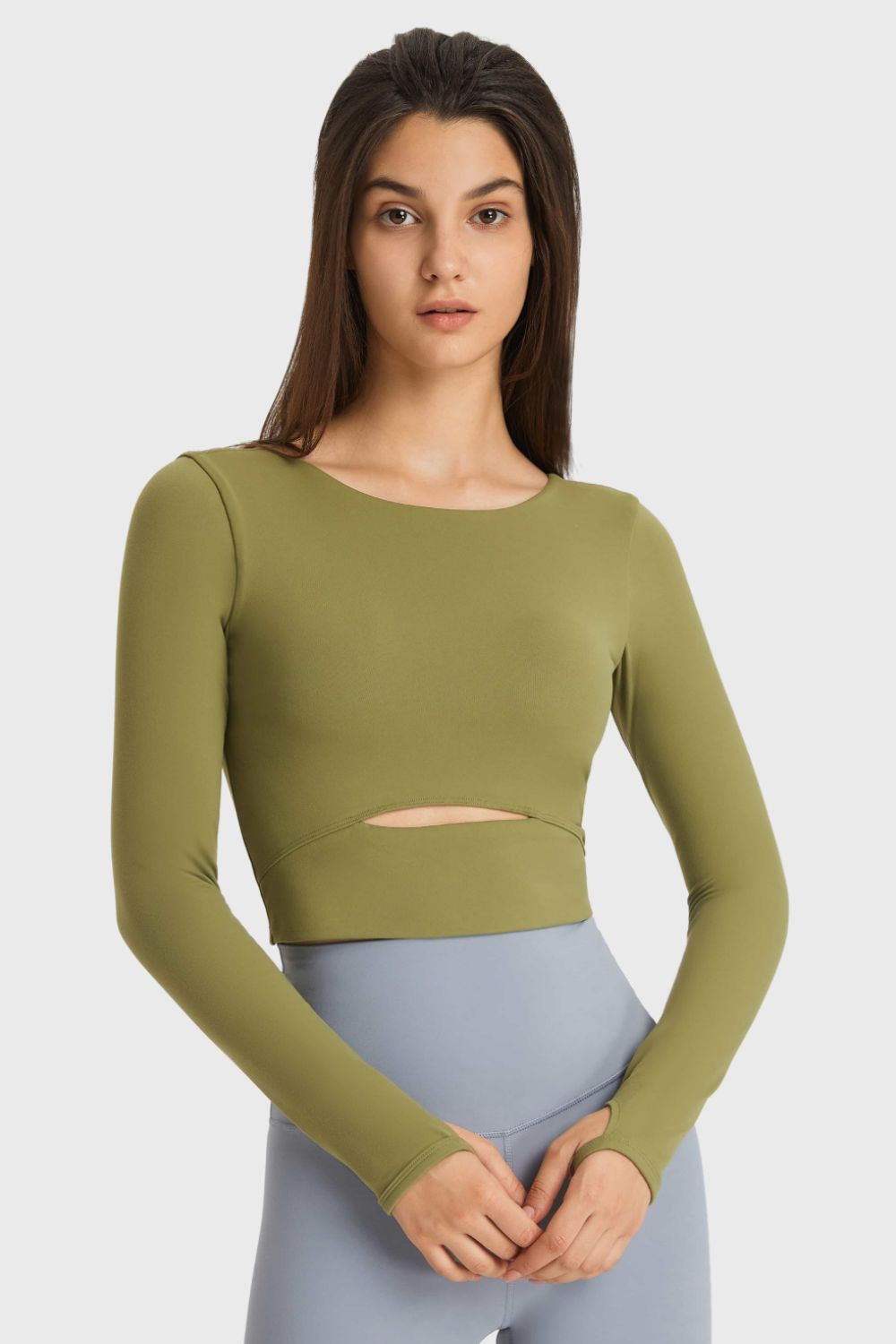 Cropped Long Sleeve | Yoga Top