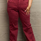 Judy Blue Malia Full Size High Waist Front Seam Straight Jeans