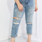 Vervet by Flying Monkey Let You Go Full Size Distressed Jeans